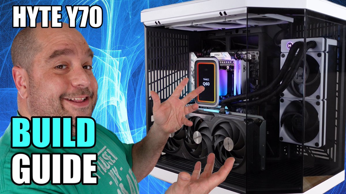thisbytesforyou's tweet image. Building a PC isn't that hard, but building in the HYTE Y70 has been a challenge, here I show you How to Build the Ultimate Gaming PC in the HYTE Y70.
Check it out: youtu.be/ymmxN141cxI
#hytebrand @GIGABYTEUSA @NVIDIA @AMD @msigaming #PCBuild #HowToBuildAPC @thisbytesforyou