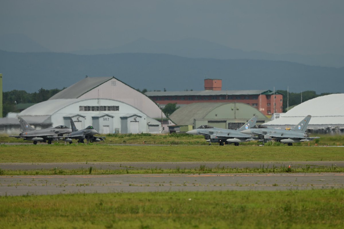 MANBO150402's tweet image. PacificSkies24 Typhoon🇩🇪🇪🇸
再履修不可避また行ける時に来て欲しい
今度はしっかり撮れますように🙏
三沢に行けないのが悲しい😭
Auf Wiedersehen, bis wir uns wiedersehen.
¡Ven a Japón otra vez!
Cuídate en tu país de origen.
#PacificSkies24  #Luftwaffe  #ef2000 #ドイツ空軍 #スペイン空軍