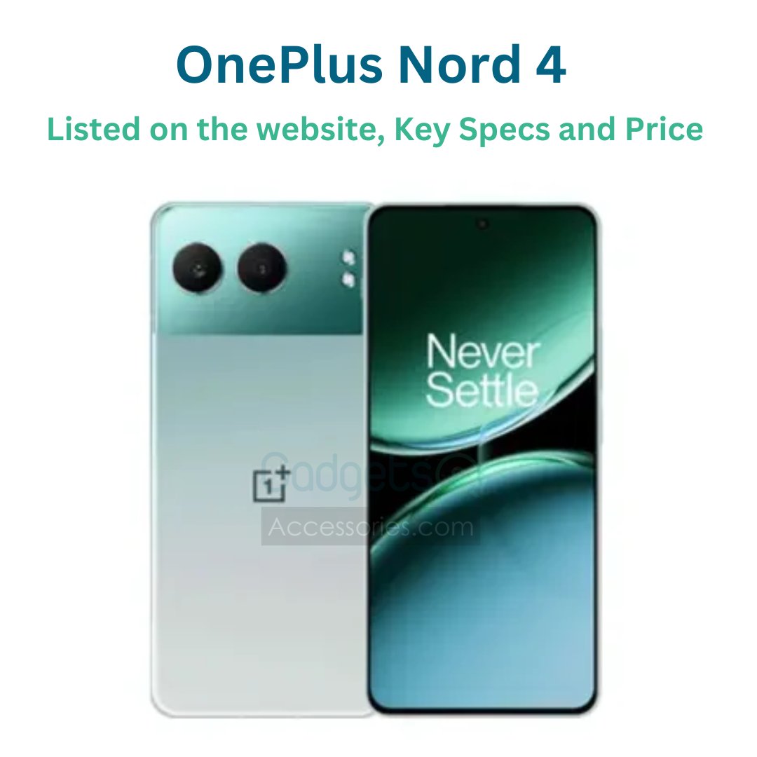 gadgetsaccessor's tweet image. Unleash your creativity with the sleek and powerful OnePlus Nord 4

Check Price and Specs👇
gadgetsandaccessories.com/gadget/oneplus…

#oneplus #oneplusphones #onepluspakistan #oneplusnord4 #smartphone #gadgetsandaccessories #gadgets #accessories #technology #engineering #Pakistan