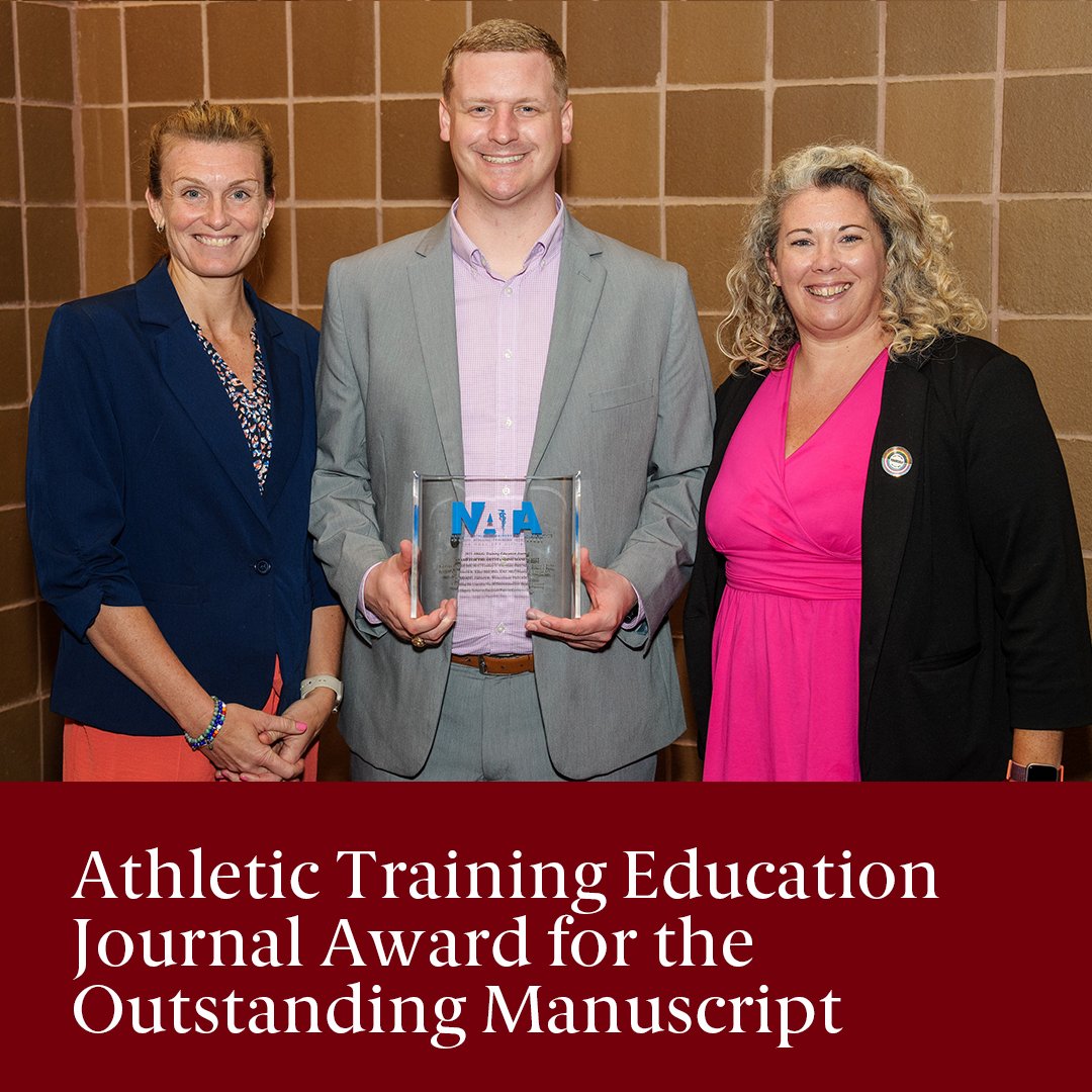 USC researchers have been recognized with manuscript awards in two athletic training journals. Congratulations! 🎉 ow.ly/bBU050SH5ln

#ArnoldSchoolProud #ArnoldSchoolDiscovery #GamecockAT