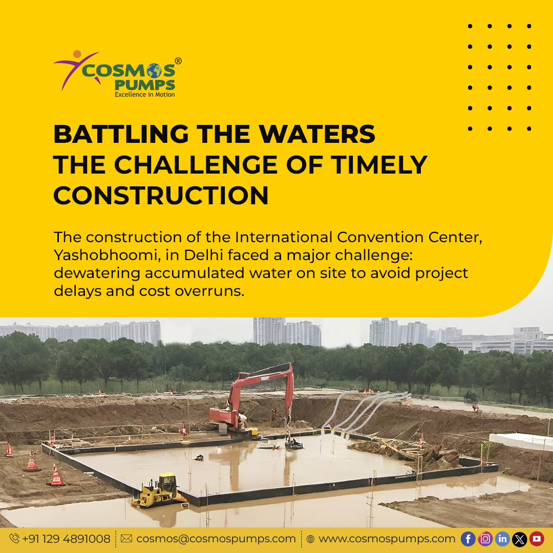 CosmosPumps's tweet image. Success Story: Dewatering the Path to Progress at Yashobhoomi, Delhi! 🌟
🏬 Project: International Convention Center, Yashobhoomi, Delhi
🚧 Challenge: Efficiently managing dewatering to keep the project on schedule

#ConstructionSuccess #YashobhoomiDelhi #DewateringSolutions