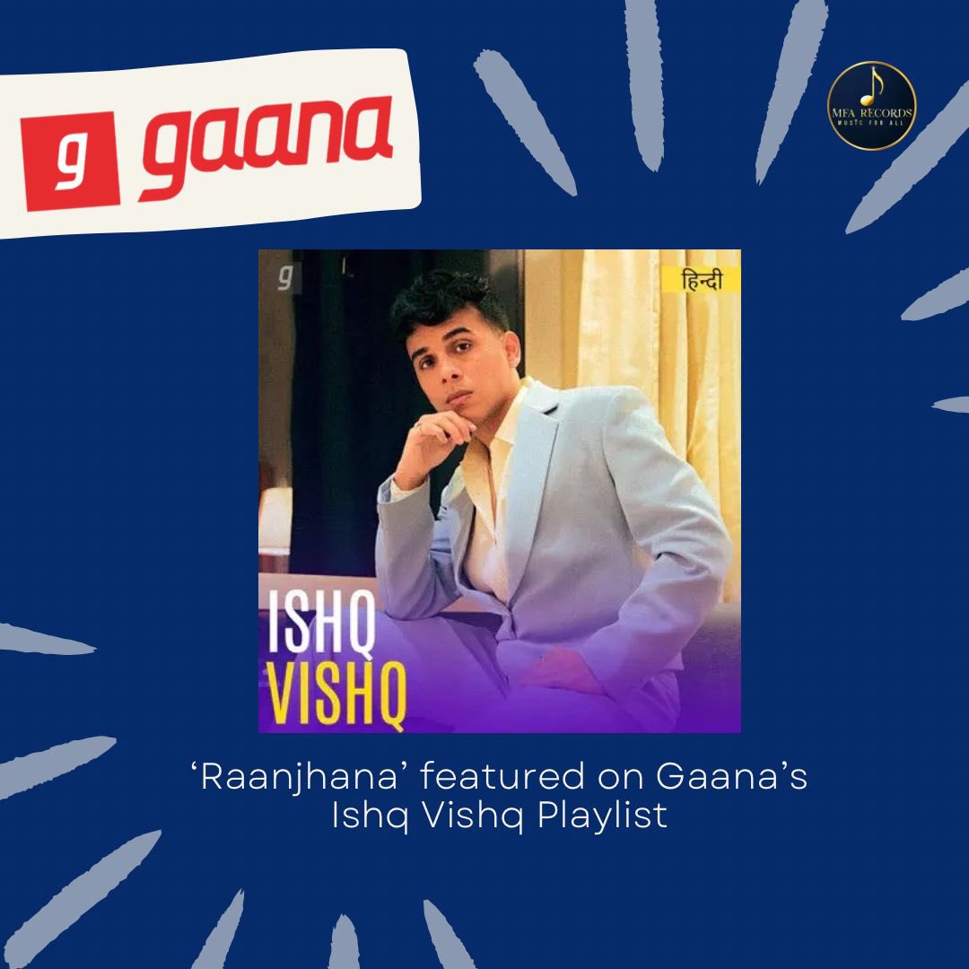 ‘Raanjhana’ got another editorial playlist on Gaana. Listen and Stream ‘Raanjhana’ on all music platforms.

#newmusic #newmusicindia #indiemusicindia #instagram #mfarecords