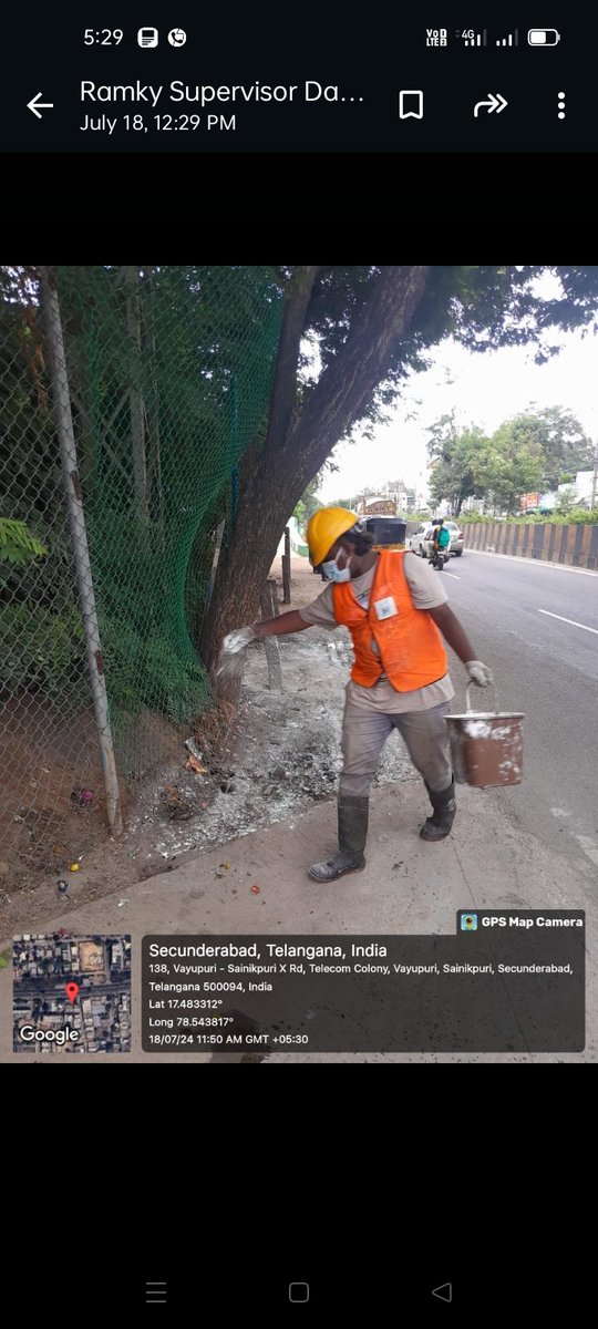 Ynagaraju18's tweet photo. @fenkomatt_org @ZC_Secunderabad @GHMCOnline Good Evening sir......
Our Staff Attand the Above Twitter Complent Resolved near SCTP Vaipuri Society in Neredmet Division Malkajgiri circle 28 Regards Sanitary supervisor https://t.co/wFZ85eoRyR
