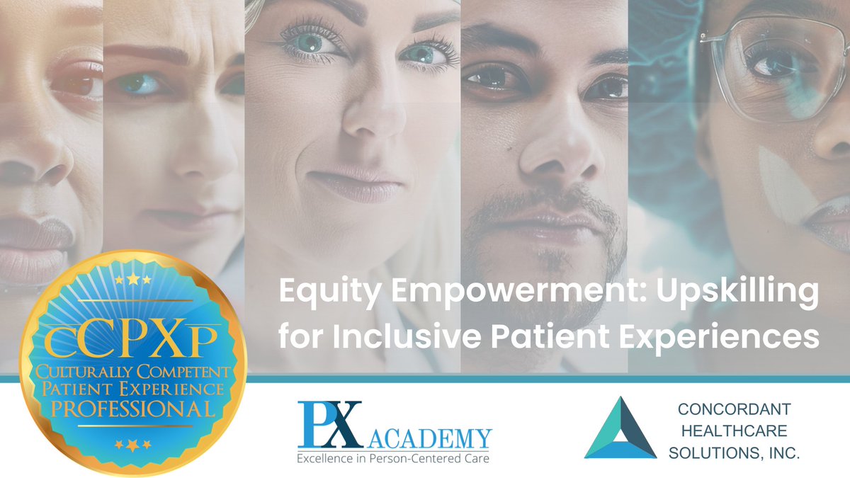 PxAcademy's tweet photo. To improve our healthcare system, we must all advocate for health equity. Build your competency with CCPXP and get started in our program here.

#HealthEquity #CulturalCompetency #CCPXP 

https://t.co/QvZrhMecoX https://t.co/3CQrZdh2J0