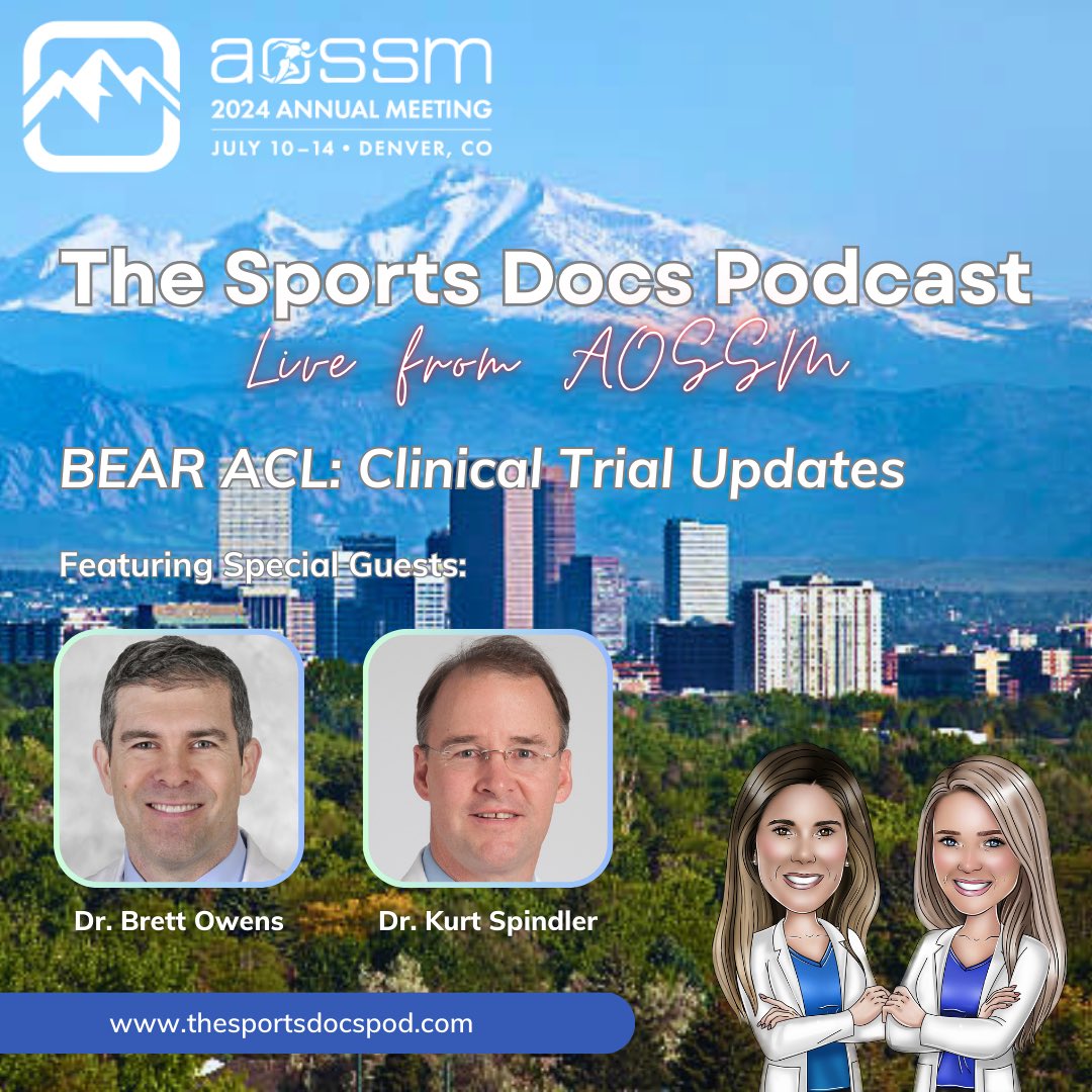✨NEW Episode is LIVE✨ We’re talking about the @MicahOrthopaedics BEAR implant w/ <a href="/BrettOwensMD/">Brett Owens</a> &amp; Dr. Kurt Spindler - specifically the level I clinical trials &amp; an update from the ongoing multi-center RCT — the BEAR-MOON study! <a href="/cloganmd/">Catherine Logan, MD, MBA</a> <a href="/AshleyBassettMD/">Dr. Ashley J. Bassett</a> #orthotwitter