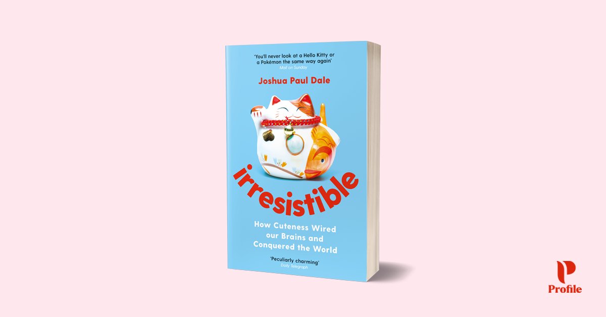 Happy paperback publication day to #Irresistible! 

Learn all about the psychology and biology behind what we find cute, and how cuteness has shaped cultures all around the world with Joshua Paul Dale's fascinating book.

Out now!

Order here: 
tinyurl.com/PBIrr / <a href="/dale_jp/">Joshua Paul Dale, Ph.D.</a>