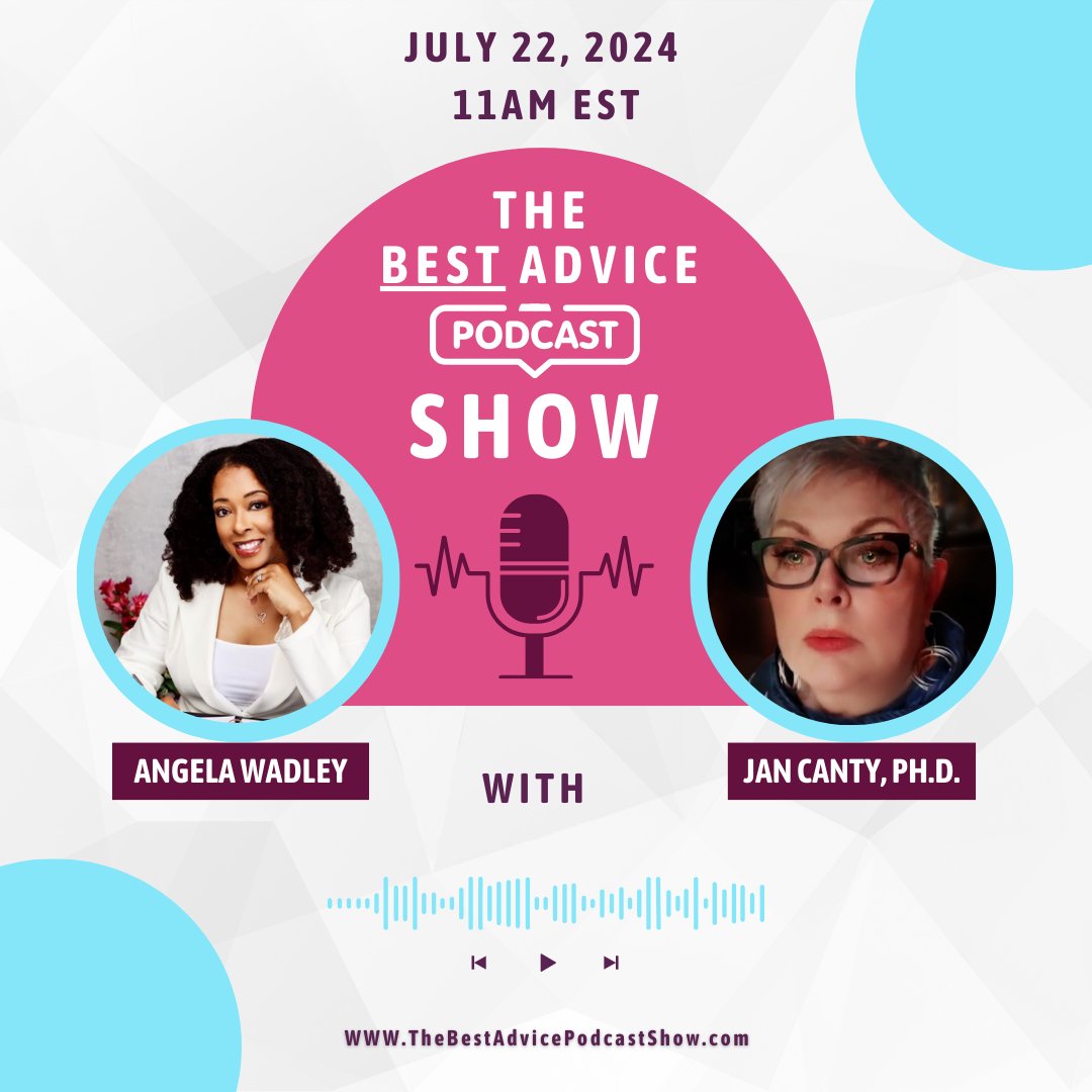 🎙️ New episode drop! Today on The Best Advice Podcast Show, "From Self-Pity To Power: Be The Hammer, Not The Nail" with Jan Canty, PH.D. It doesn't feel good to miss out on things, right? So Don't!🙂 Tune in 11am EST at TheBestAdvicePodcastShow.com #BestAdvice