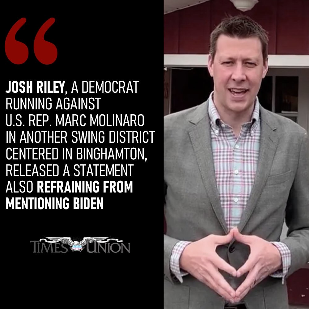Remember this? @JoshRileyue went along with the lie and refused to answer any tough questions. Now he won’t comment on Biden’s capacity to continue serving as commander-in-chief. He's a coward.