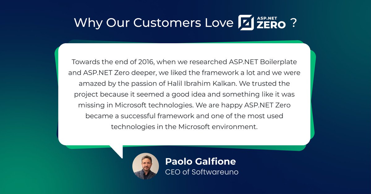 ASP.NET Zero tweet media