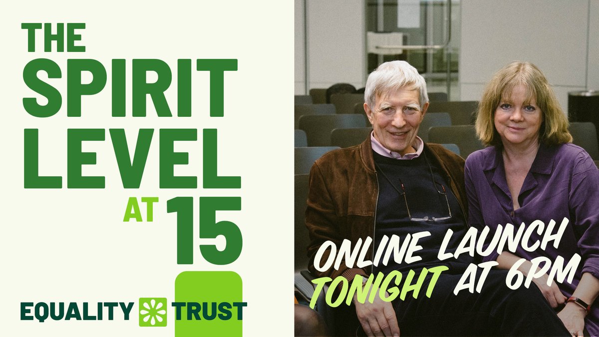 equalitytrust's tweet photo. Tonight at 6pm we're launching new data and analyses of inequality's impact on climate, society, and health by @ProfRGWilkinson and @ProfKEPickett – and there's still time to sign up at: https://t.co/zBip7HRPz1 https://t.co/xbMi5ZmhFe