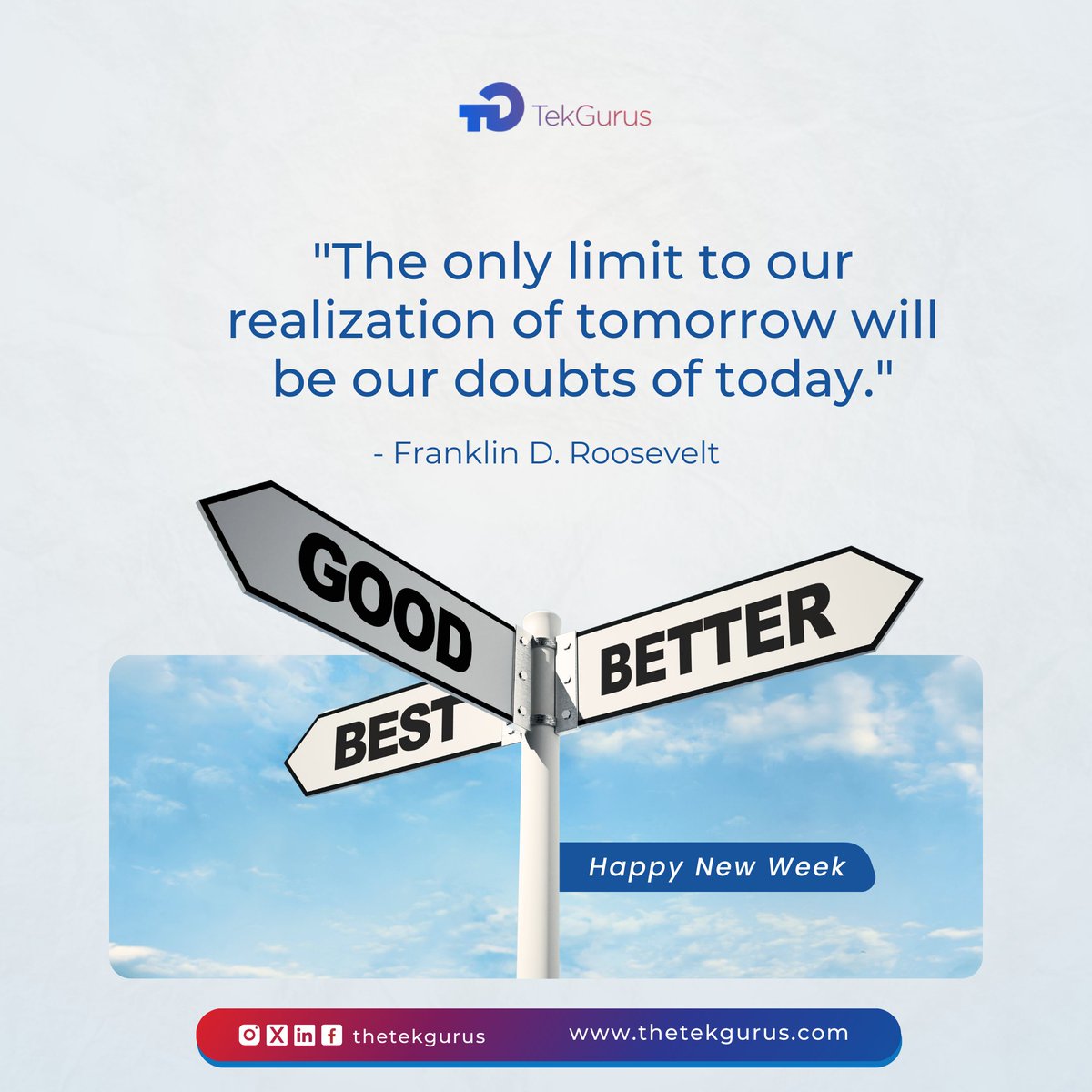 theTekGurus's tweet photo. Always believe that there is no limits to what you can achieve. https://t.co/sDpjBscVbH