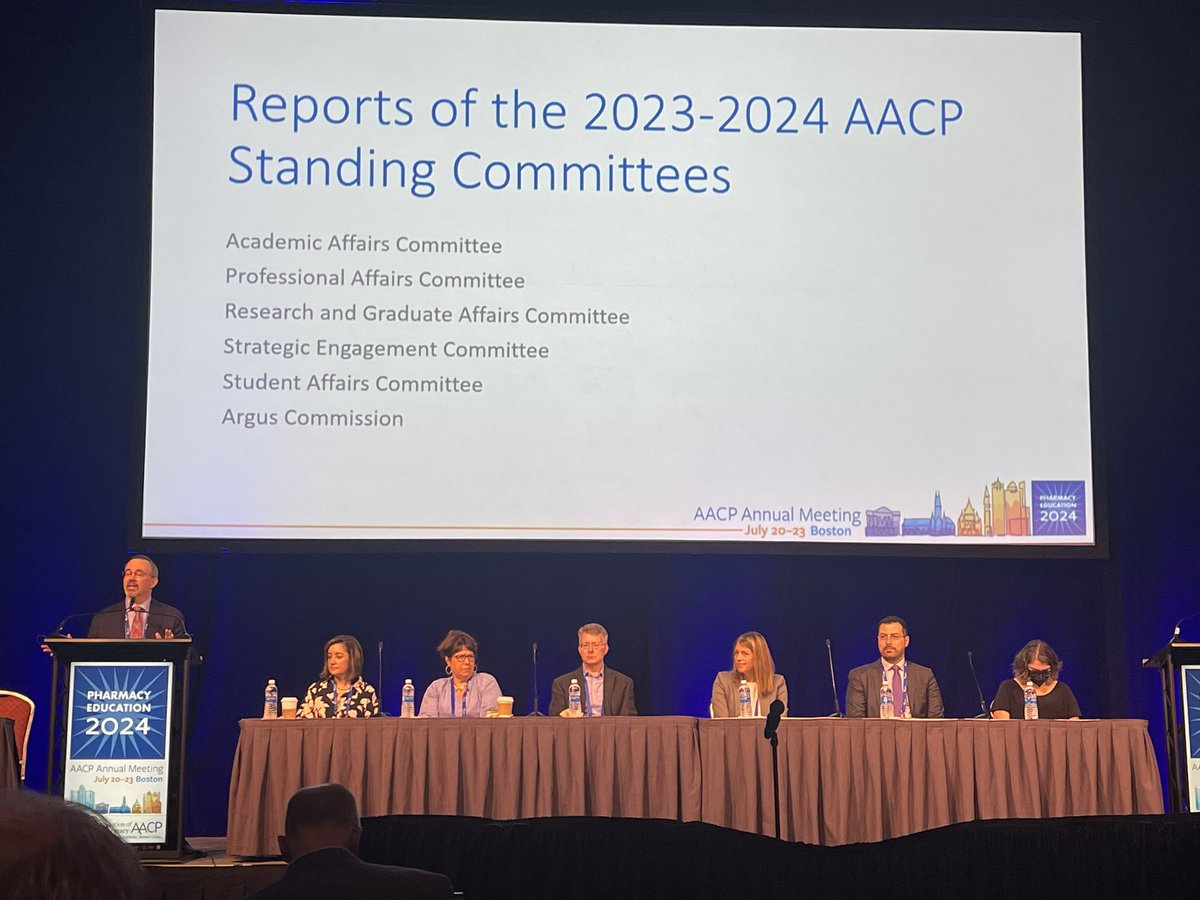 Many thanks for the commitment and outcomes from the 2023-2024 <a href="/AACPharmacy/">AACP</a> Standing Committees!  #PharmEd24