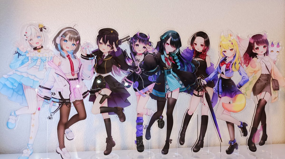 「#学窓ハクメイ2期生デビューグッズから常設特大アクスタまで色々届いた!- ̗̀ 」|kayako( ´・ᵕ・ )@も絵描のイラスト