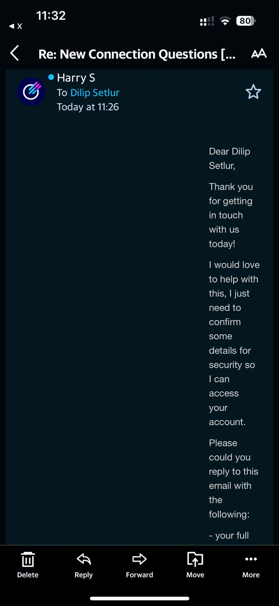 dilipsetlur's tweet photo. @youfibre I’m not sure if you know, users of Yahoo Mail see your messages both on mobile and desktop in a wrap text column format looking like this. Obv tough to read  comms a cryptic affair 😕 https://t.co/PHDMjBRfjy
