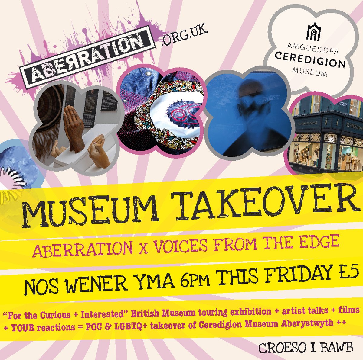 Museum Takeover this Friday 26/7 aberration.org.uk <a href="/CeredigionMus/">Amgueddfa Ceredigion Museum</a> #aberystwyth