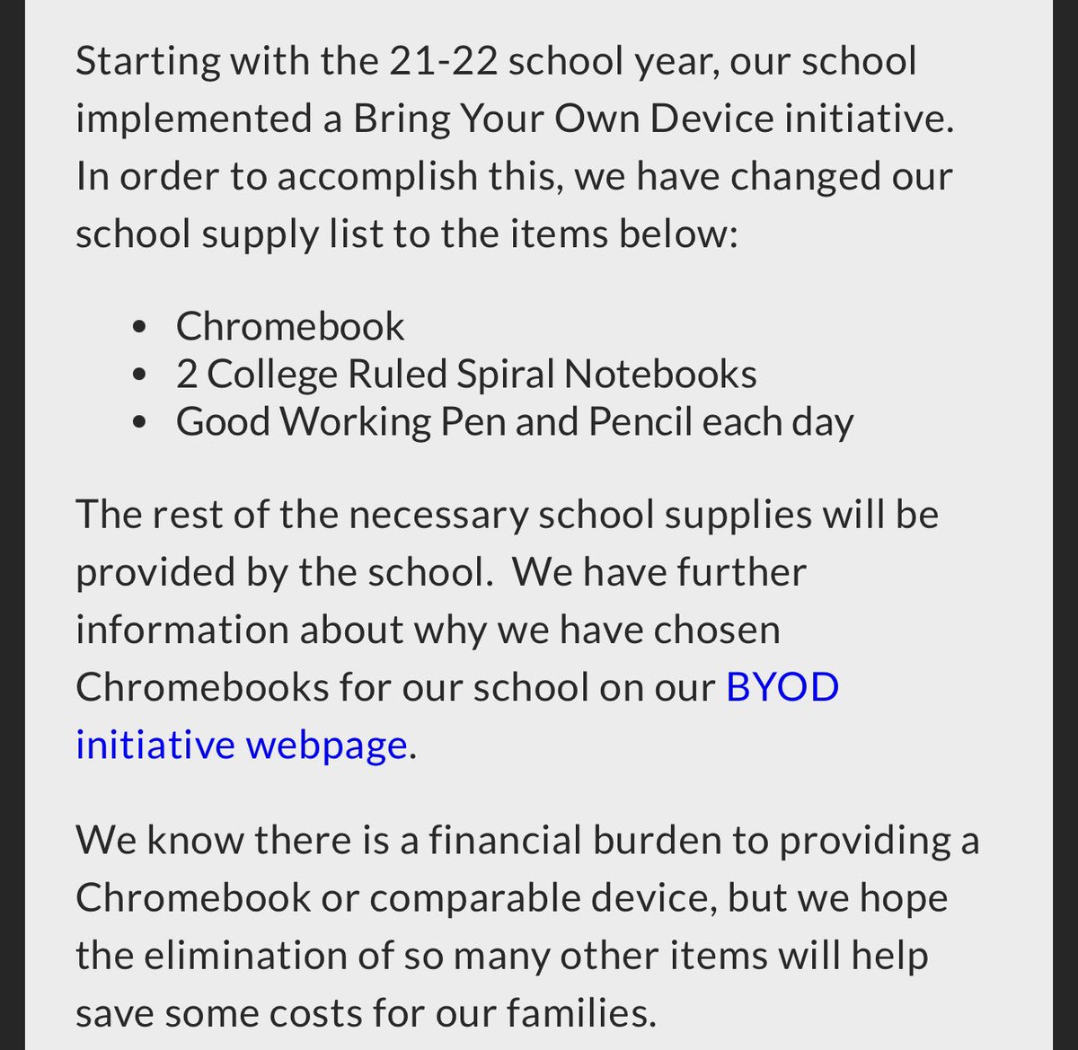 CRMSBlueKnights's tweet photo. We are very excited to welcome CRMS students to the 2024-2025 school year! Please find our supply list attached.  Let’s get ready for an exciting school year! https://t.co/SPQp9YJ0KN