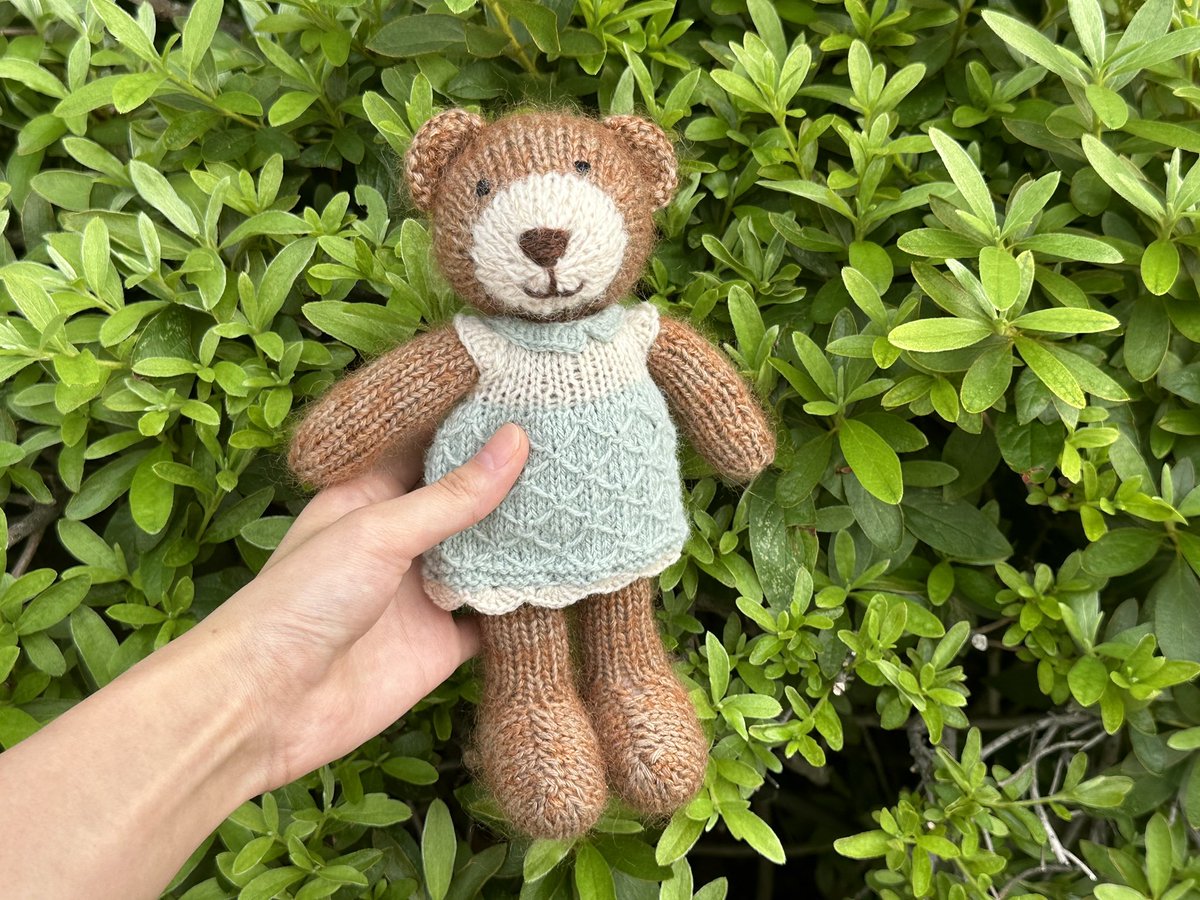 첫 인형                                              최근 인형
개큰발전