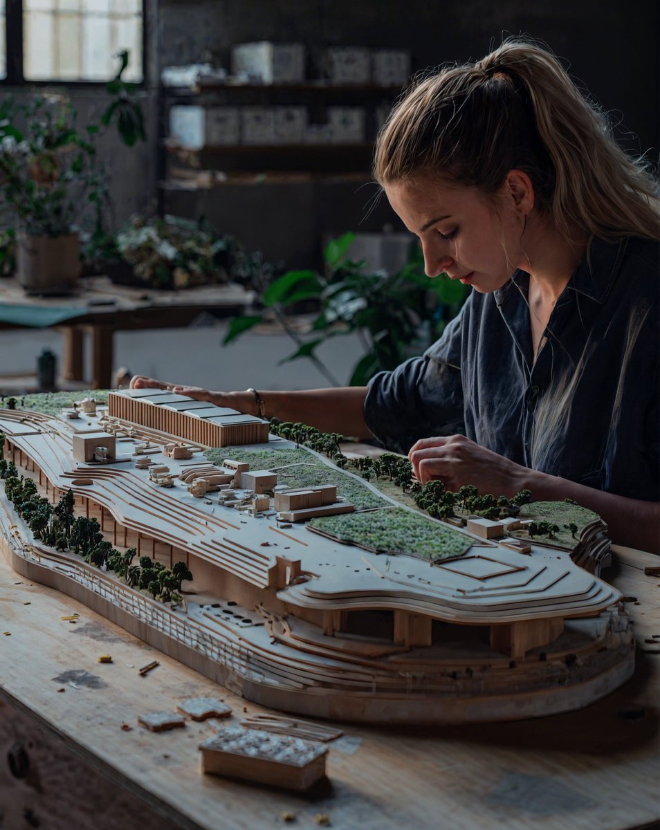 sens_synergy's tweet photo. Deep in architectural design! 🏙️✨ Crafting the future, one detailed model at a time. Ever worked on a project like this? #Architecture #DesignInspiration #ModelMaking #architecturalmodel #physicalmodel #modelmaking #architectureschool #architecturestudio #workshop #3dprinting https://t.co/2Wxy7bdQV4