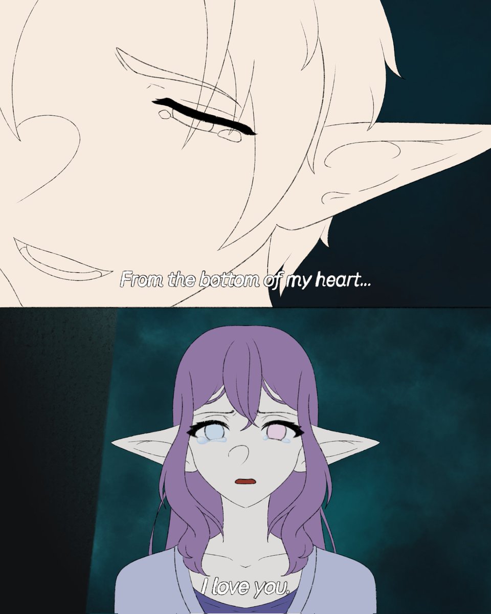 YelarissArt's tweet image. ...I love you 🥹✨

#wip #wipart #workonprogress #ibispaintart #elf #elves #sad #story #violetevergarden