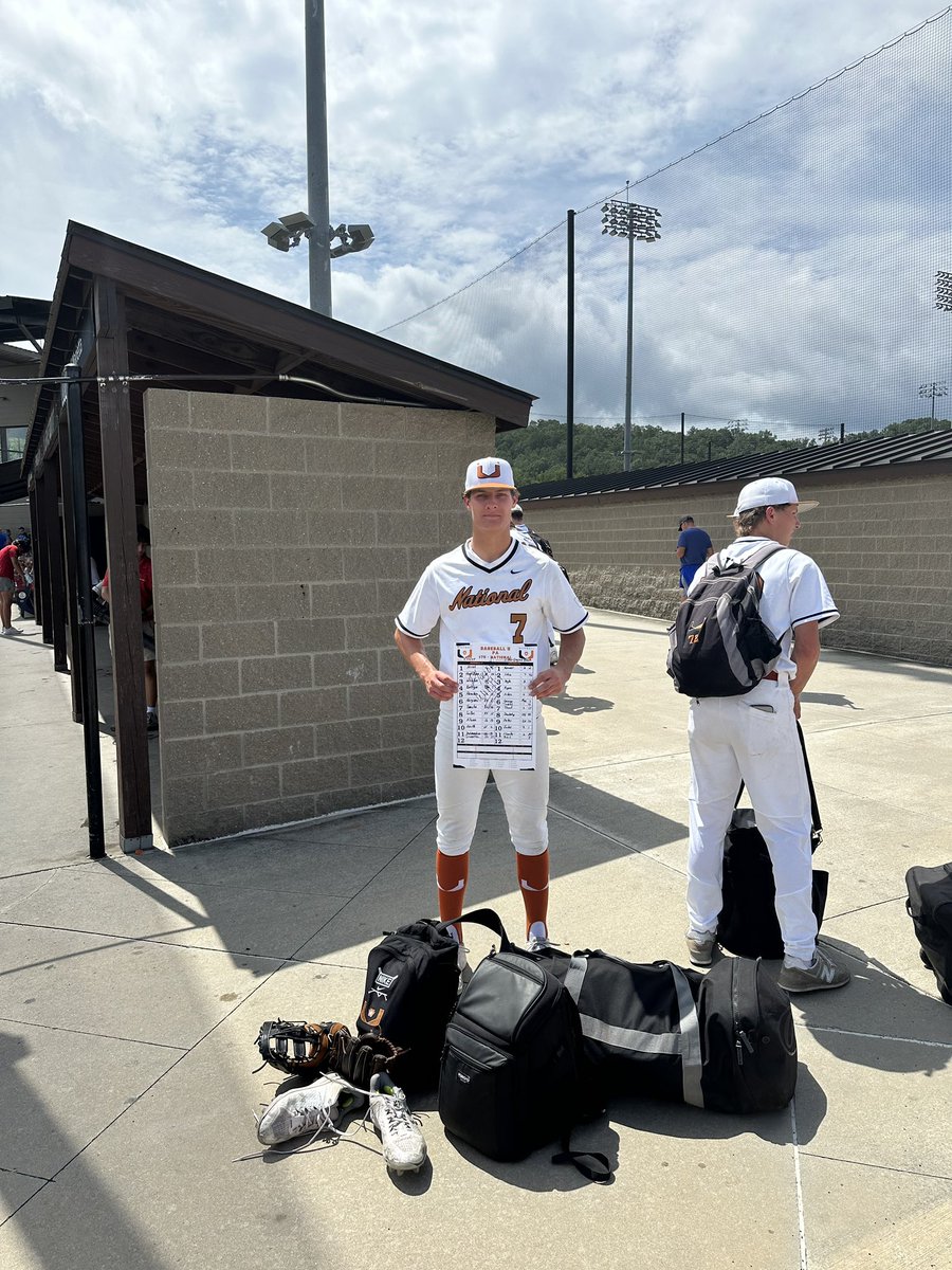 Baseball U PA National 17U defeated 5 Star Virginia 17u Black 3-0 in first round of Playoffs at PBR National Championship.

James Bottger started the game for Baseball U PA National 17U
allowing four hits and zero runs over seven innings, striking out nine and walking one,