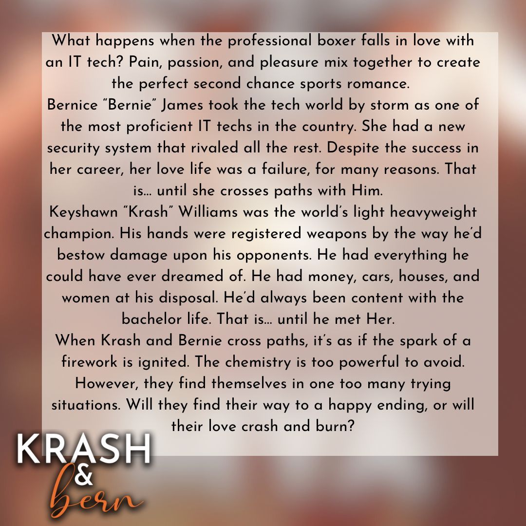 On August 5th, I return with Krash &amp; Bern 🧡

- Sports Romance 
- return home 
- Best friends to lovers 
- bad boy + nerdy girl 

🥰
