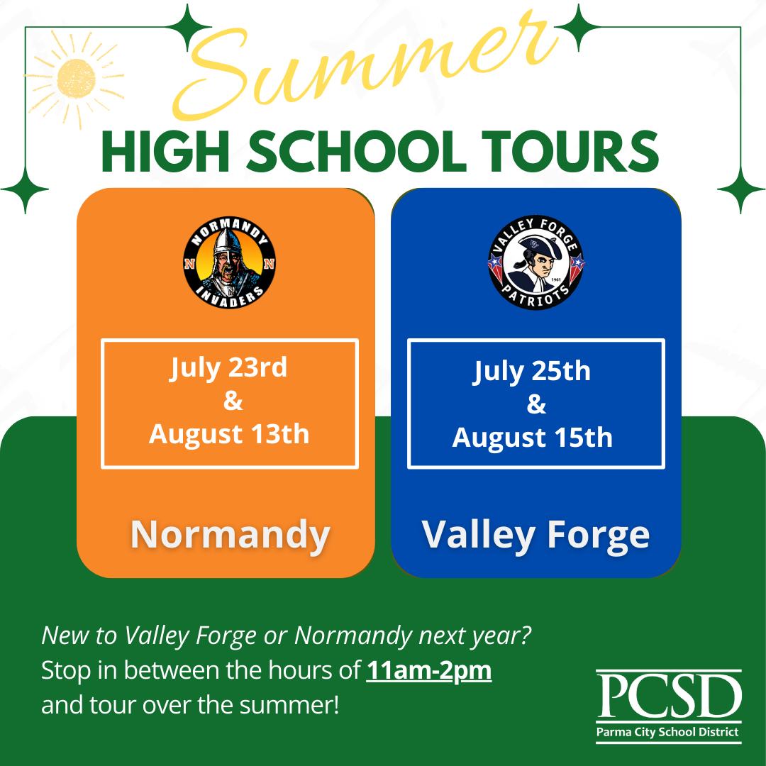 We can't wait to welcome our new Invaders and Patriots during building tours this week! Hope to see you there!
#PCSDProud #CultureofAchievement