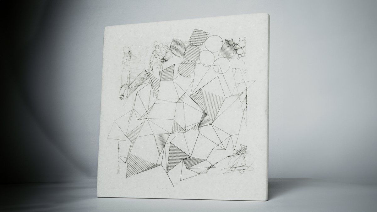 ForgioArt's tweet photo. Julien Gachadoat’s artwork engraved in stone
in a 25/25 format
@v3ga
#gravure #goodies #granite #generative #phygital #forgio #engraving https://t.co/TYaHOPrhpI