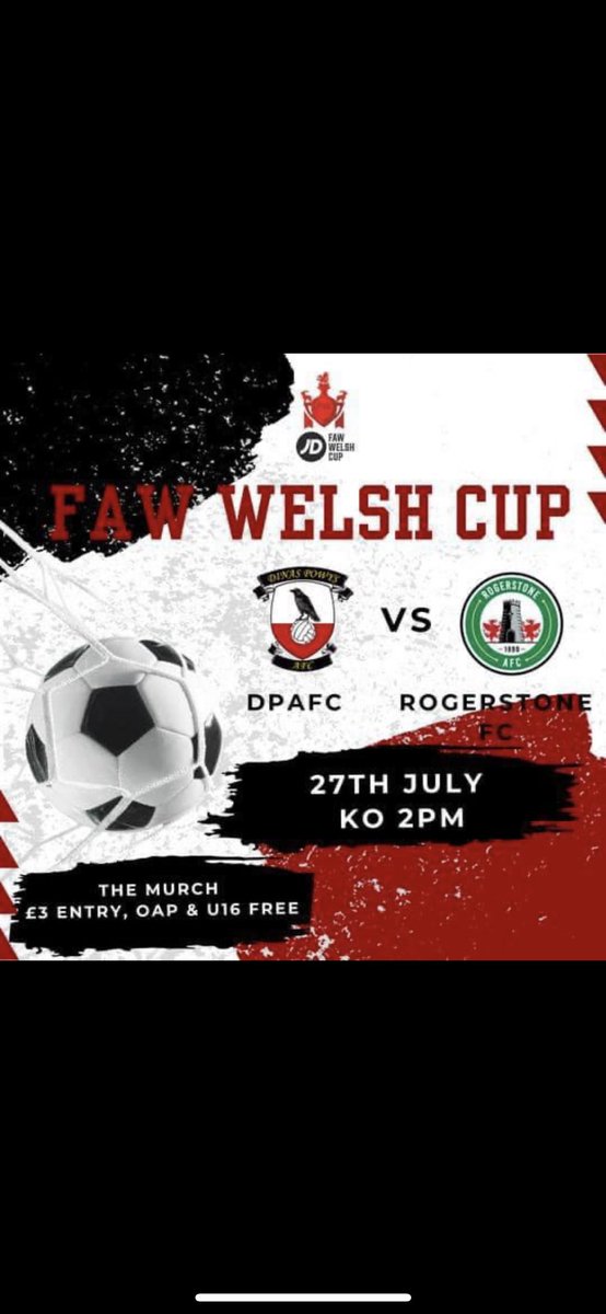 The season starts here. Come and support the boys! ⚫️🔴