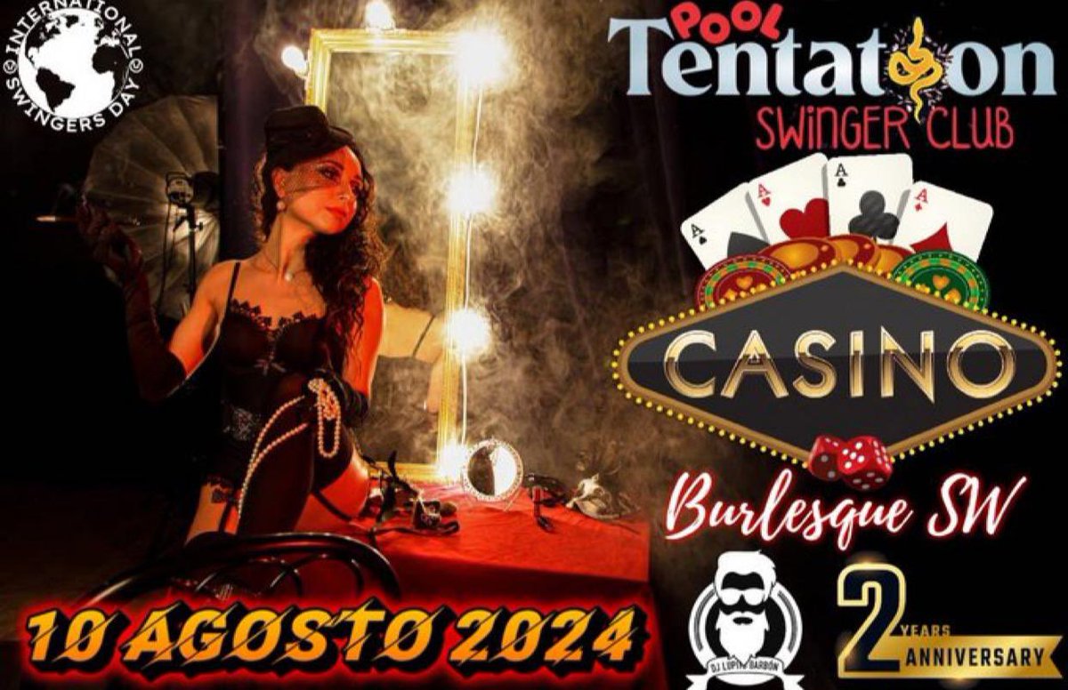 *SEGUNDO ANIVERSARIO*
TEMÁTICA: 
CASINO &amp; BURLESQUE SW
⏰21:00 hrs. Recepción 🤩
🎉 Show de Kalessy espectacular
🚪Cuarto oscuro  
🎂 bocadillos y postres 
🎧DJ Lupito Barbón 
🍾mezcladores todo el evento 
🍾Trae tus bebidas preferidas 
RESERVA ☎️ 4422367247