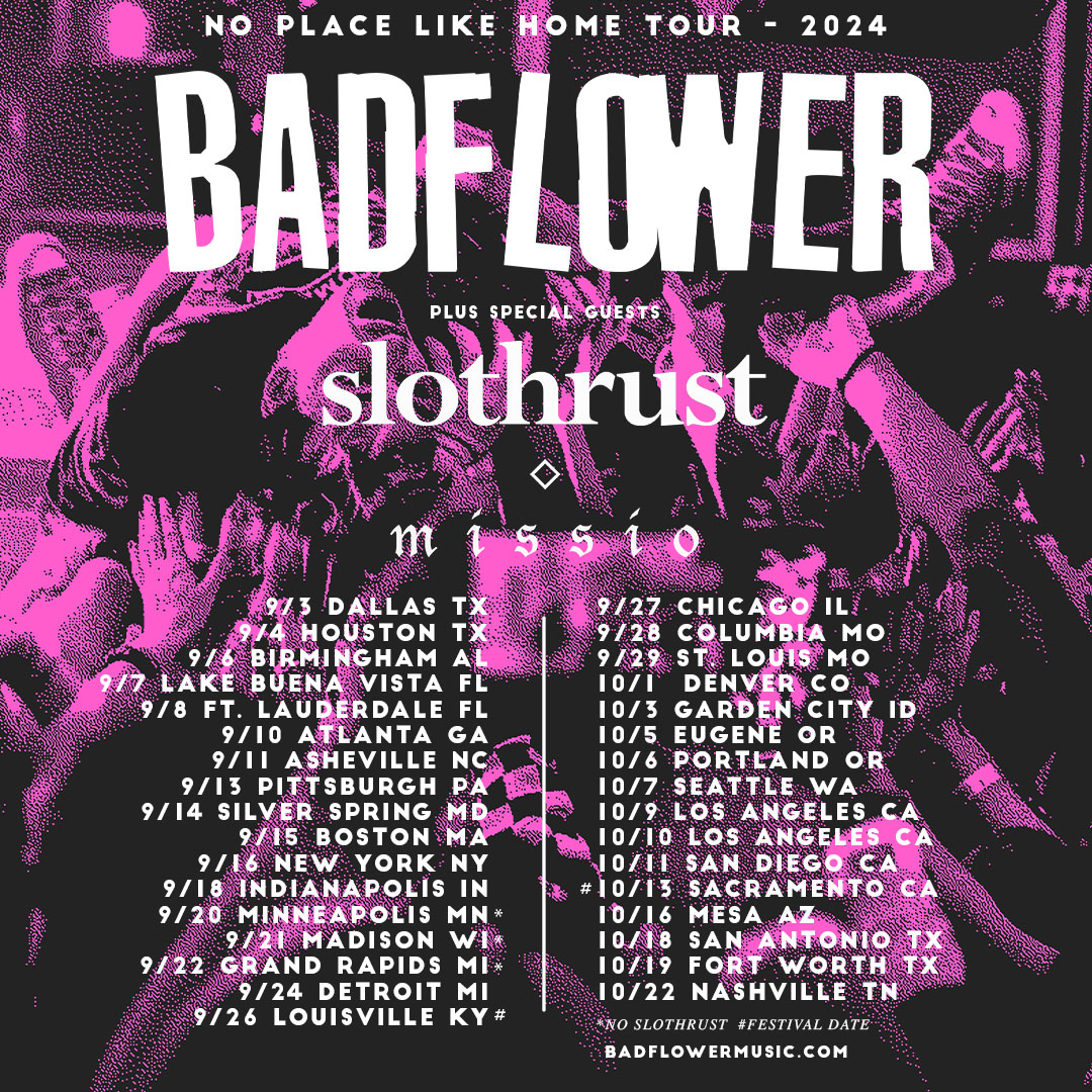 Badflower's tweet photo. Just Announced! 

9/22 Grand Rapids, MI - @GLCLive20Monroe 

Tickets on-sale NOW!

BUY HERE: 
https://t.co/dDqp2lLKKU https://t.co/9H8HESdI8n