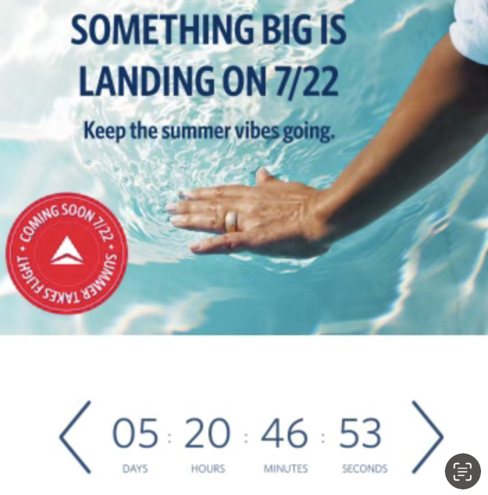 _ZachGriff's tweet photo. Lol. 

Last week, @Delta teased that "something big is coming soon." That "something" was supposed to debut today. 

Of course, given the meltdown, this reveal is now delayed indefinitely.

After all, I'm still hearing that travelers can't even manage their trips online! https://t.co/yopMXB1hbx