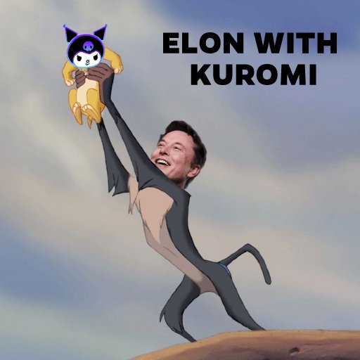 Kuromibull's tweet photo. Even #elon_musk loves #Kuromi 

Go and buy yours now: https://t.co/ecJ4bHsgen 

#SOLANAMEMECOIN #Solanamemes https://t.co/JvEO8md889