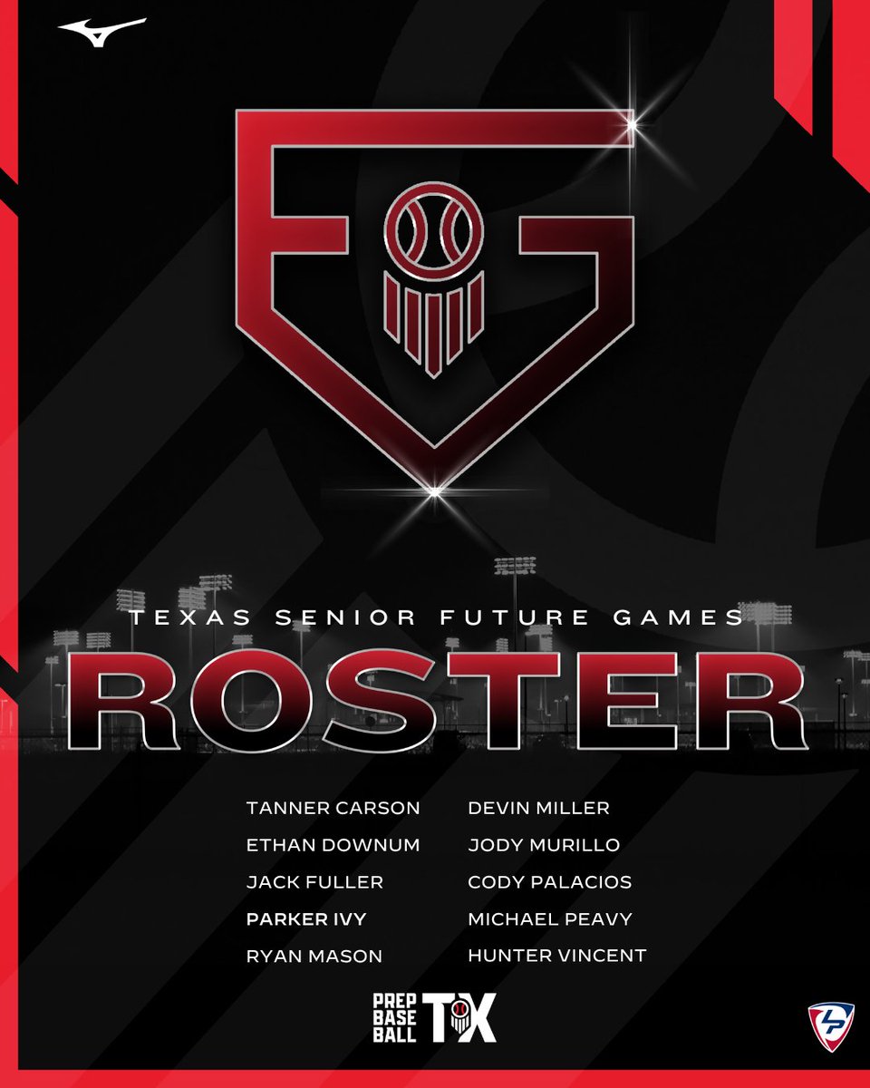 Prep Baseball Texas (@prepbaseball_tx) on Twitter photo 2024 ๐๐ช๐ฉ๐ช๐ง๐ ๐๐๐ข๐๐จ ๐๐ค๐จ๐ฉ๐๐ง๐จ
It is officially Future Games week at <a href="/LakePointSports/">LakePoint Sports</a>! Here are the rosters for the 3 teams representing TX.
+ Future Games (2026/2027's)
+ Jr. Future Games (2028/2029's)
+ Sr. Future Games (2025's combined with Team Louisiana) 2024 ๐๐ช๐ฉ๐ช๐ง๐ ๐๐๐ข๐๐จ ๐๐ค๐จ๐ฉ๐๐ง๐จ
It is officially Future Games week at <a href="/LakePointSports/">LakePoint Sports</a>! Here are the rosters for the 3 teams representing TX.
+ Future Games (2026/2027's)
+ Jr. Future Games (2028/2029's)
+ Sr. Future Games (2025's combined with Team Louisiana)