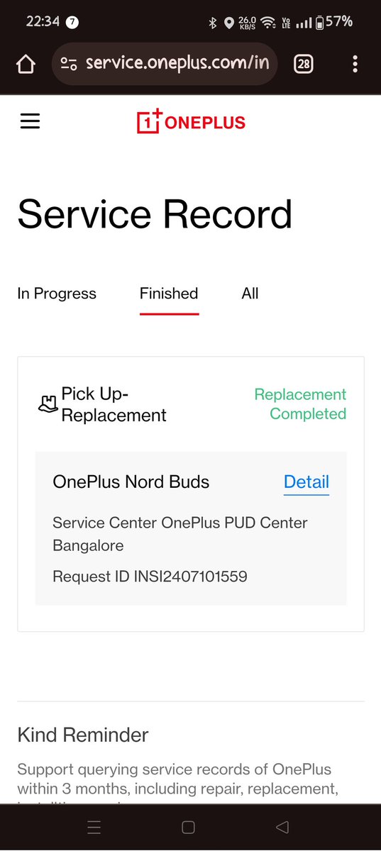 WhistleBlower_I's tweet image. @OnePlus_IN U are a cheater..  cheated me. It is a complete fraud on the customer.Consumer king has fooled,Not so much by cheating us.I was given a replacement complete on the website and was given me the same old one that I had used myself. See Janata screenshot. #Oneplusfraud