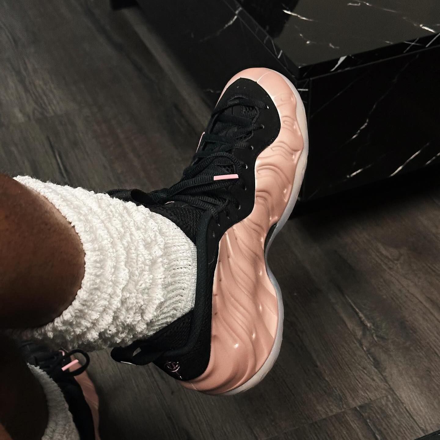 Foamposites on feet new arrivals