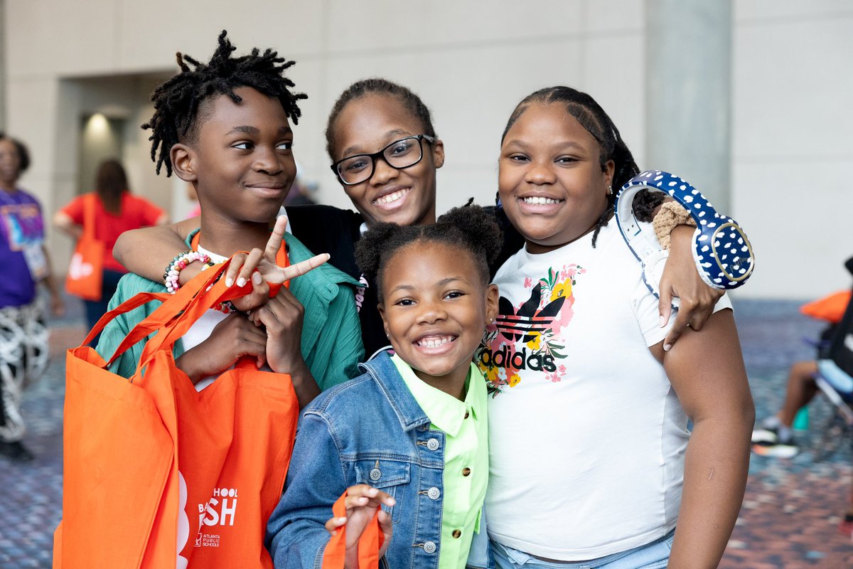 apsupdate's tweet photo. The 10th anniversary Back-to-School Bash was truly incredible! We provided free backpacks, school supplies, and resources while having fun! Students, we canโt wait to see you on the first day of school on Thursday, August 1. Let's make this new school year fantastic! #APSBash https://t.co/IOLwofoqOk