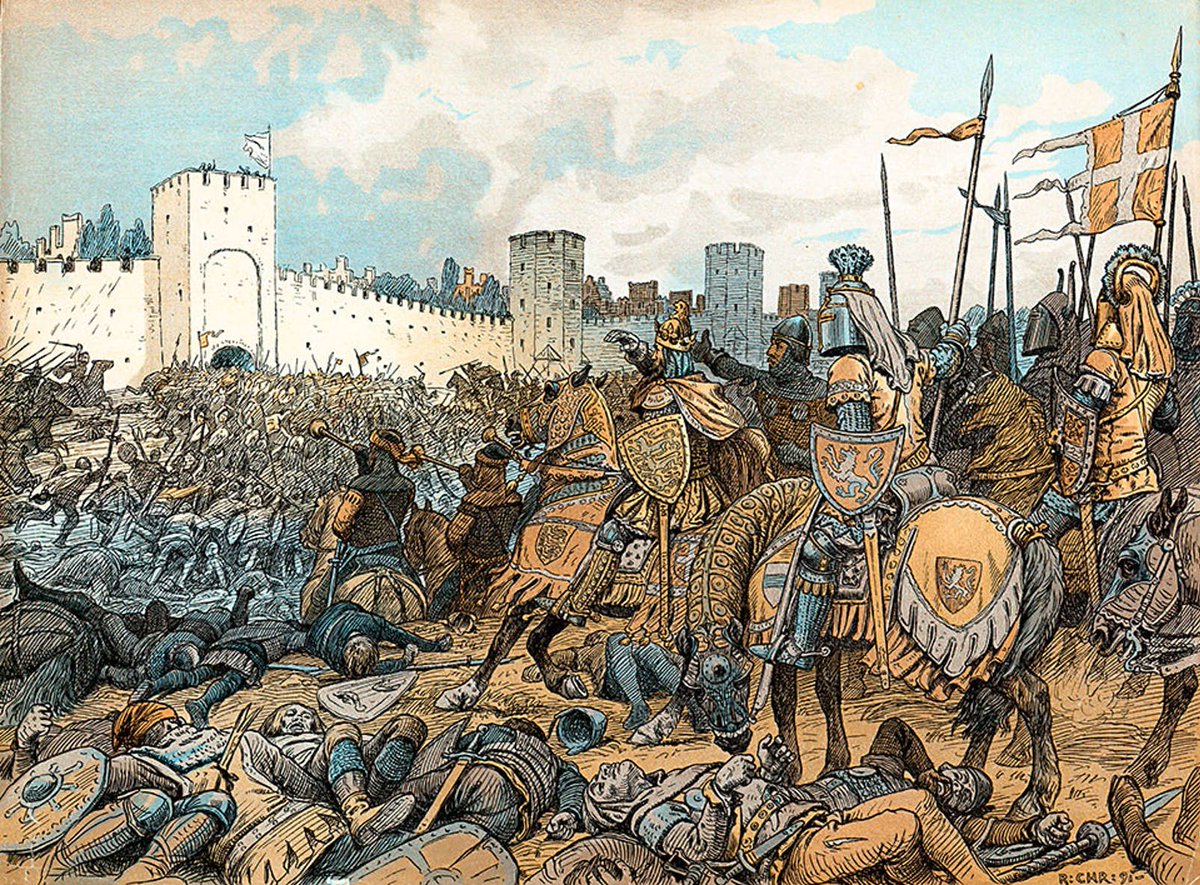 Den 27 juli 1361 besegrade Valdemar Atterdag en gotländsk bondehär utanför Visby. #svhist #dagensdatum