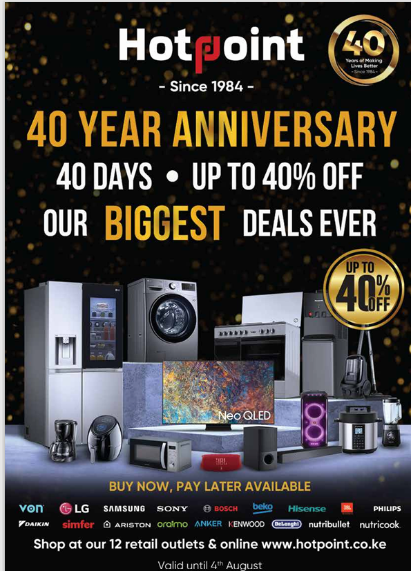 Biggest deals from Hotpoint. Up to 40% off. Valid until 4th August 2024