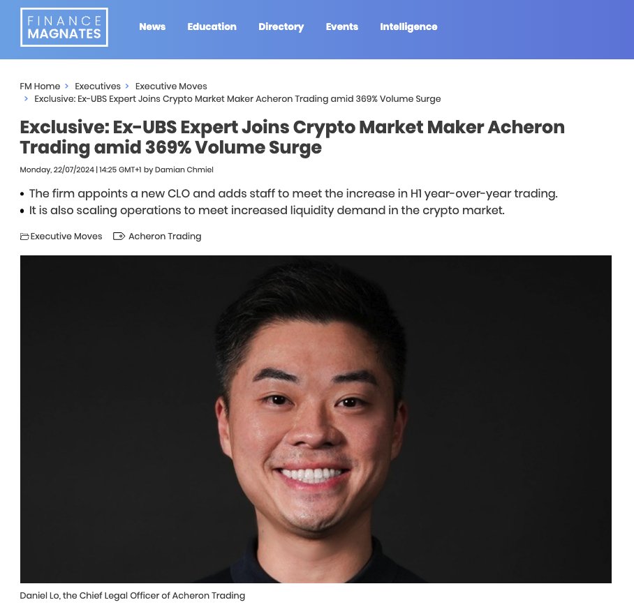 Acheron Trading tweet media