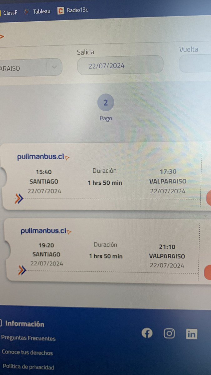 bittita's tweet photo. @PullmanCosta Hola, solo salen 2 horarios para la tarde ¿? https://t.co/jwpasrJjvR