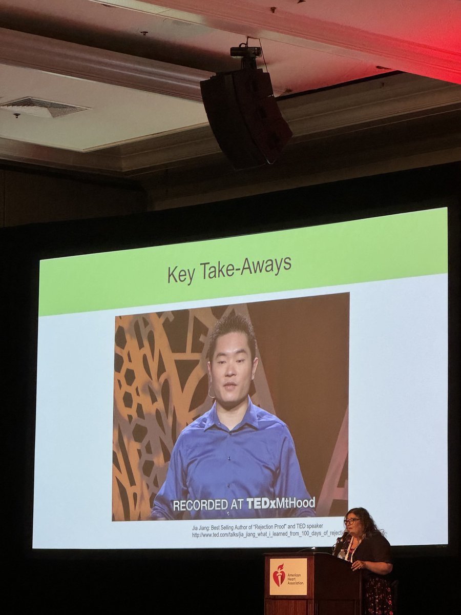 Anja Karlstaedt (@anjakarlstaedt) on Twitter photo <a href="/FarahSheikhLab/">Farah Sheikh</a> giving an inspiring Keynote Lecture at the ECI program <a href="/AHAScience/">AHA Science</a> BCVS2024. How to learn from rejection and step out of your comfort zone. <a href="/JiaJiang/">Jia Jiang</a> #BCVS2024 🫀 <a href="/FarahSheikhLab/">Farah Sheikh</a> giving an inspiring Keynote Lecture at the ECI program <a href="/AHAScience/">AHA Science</a> BCVS2024. How to learn from rejection and step out of your comfort zone. <a href="/JiaJiang/">Jia Jiang</a> #BCVS2024 🫀
