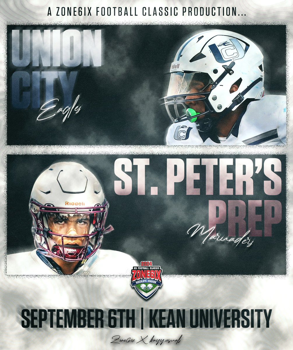 Pre-sale tickets now available‼️
<a href="/SPPFootball/">St. Peter's Football 🏴‍☠️</a> <a href="/UCFOOTBALLNJ/">Union City Football</a> 

eventbrite.com/cc/2024-zone6i…