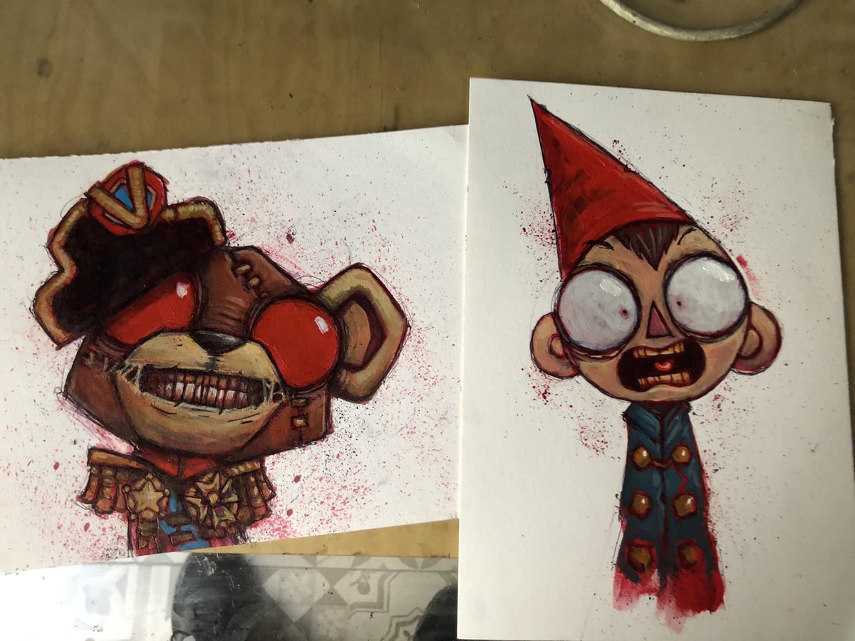 JuanRubiPuig's tweet image. Más pinturitas 😬😬😬

#mywork #acrylicpainting #overthegardenwall