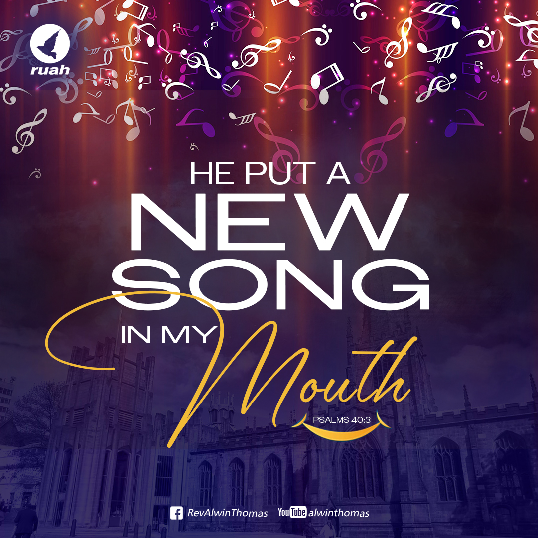 He Put A New Song In My Mouth {Poster} He Put A New Song In My Mouth {Poster}