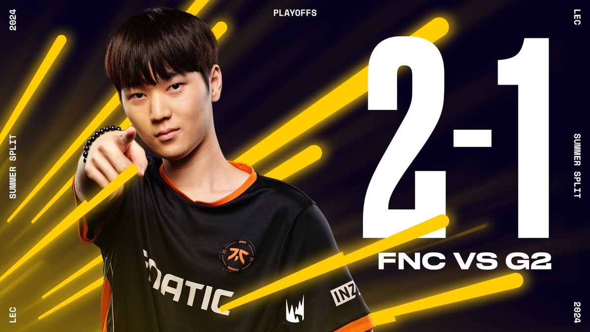 WHAT. A. GAME.

MATCH POINT FOR <a href="/FNATIC/">FNATIC</a>! #LEC