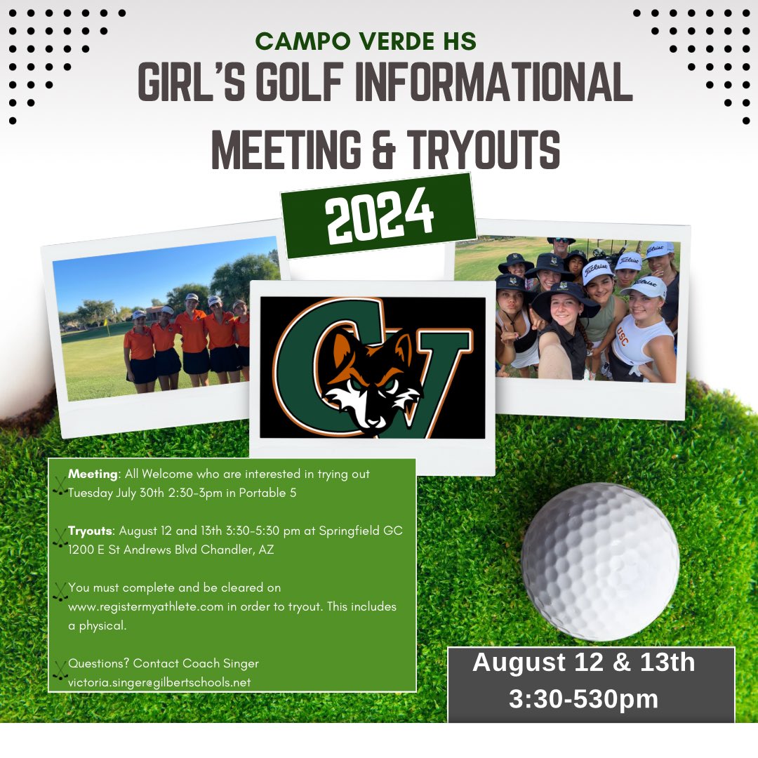 Information regarding our 2024 season!