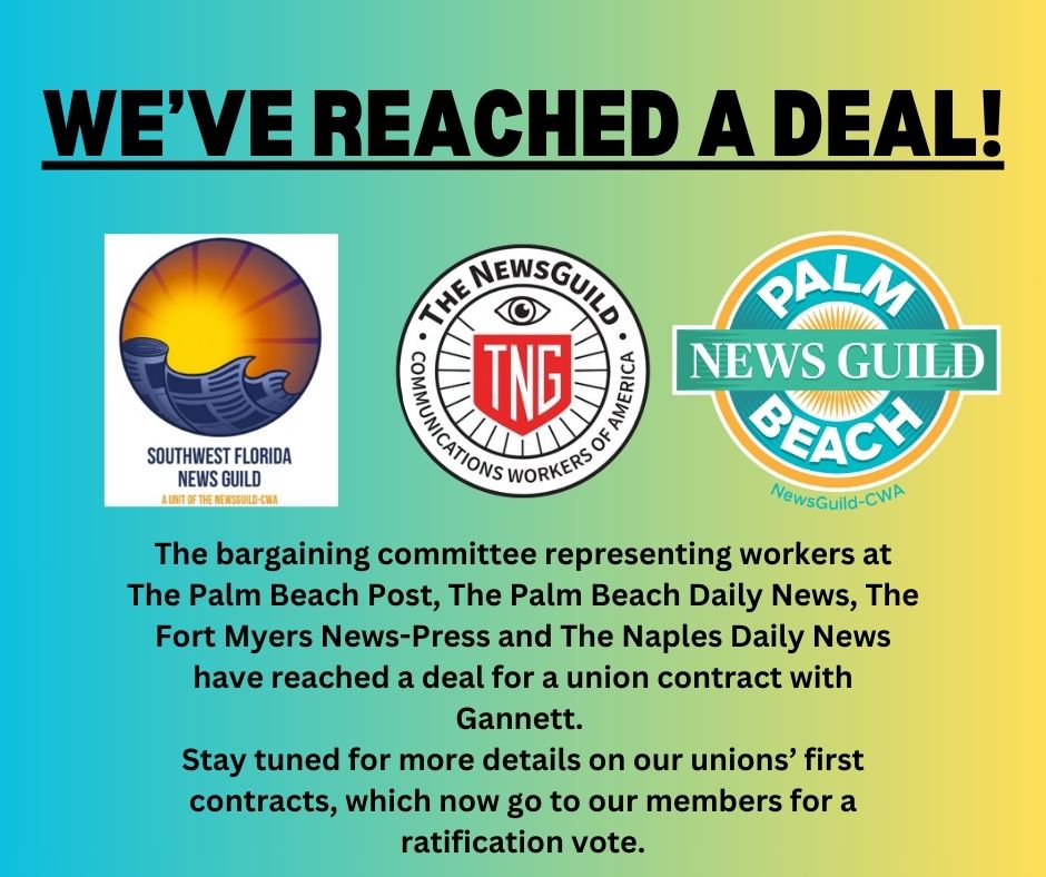 BREAKING NEWS: WE HAVE A DEAL!!!!! 🎉

Thank you to all who have supported us throughout the organizing and bargaining process. 

More details coming soon!