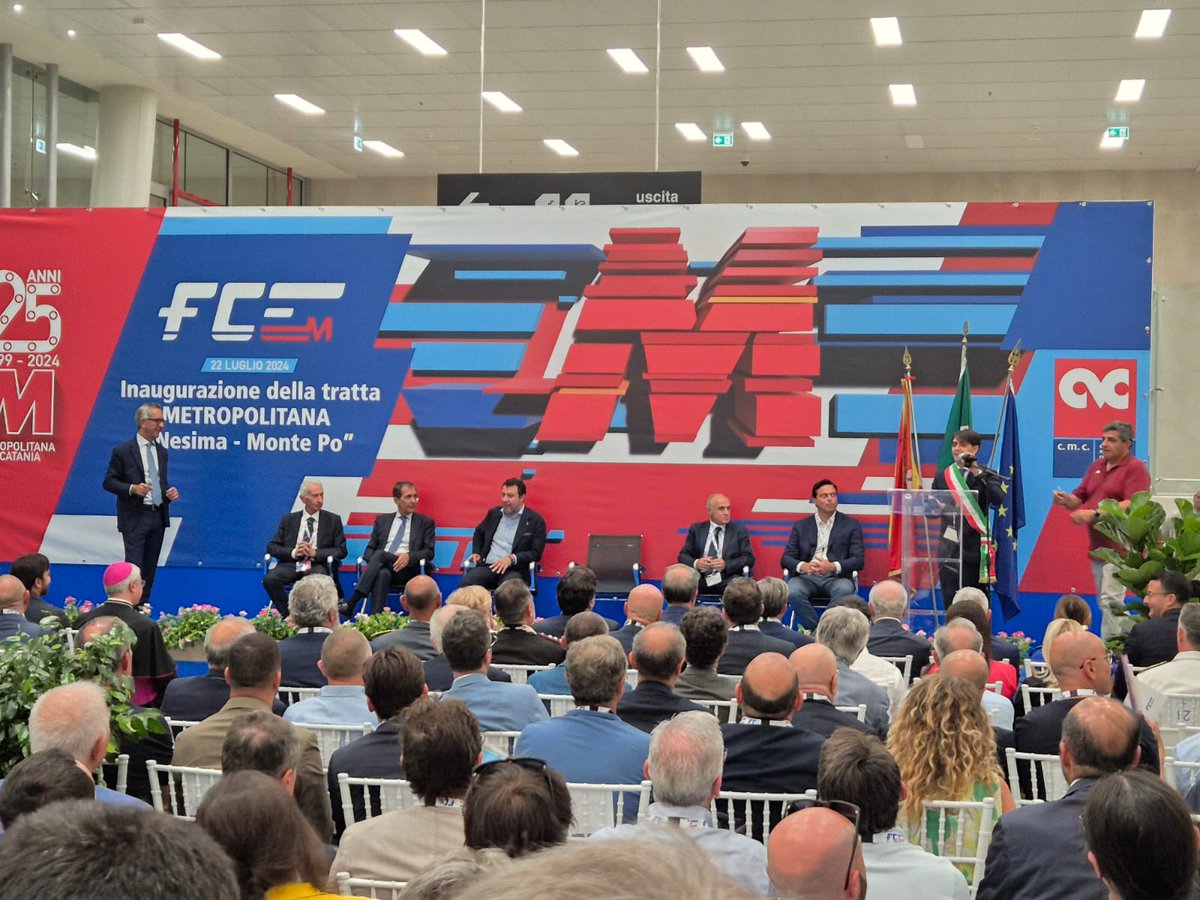 Questa mattina l’Ugl Catania è stata presente all’inaugurazione delle nuove fermate della metropolitana di Catania: Monte Po e Fontana.