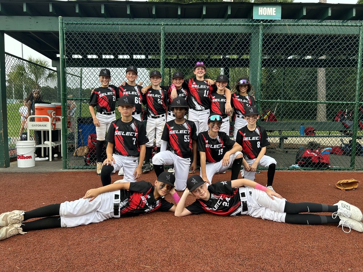 Select 11U Black National Team starts off the Myrtle Beach Ripken Wave Rider Tournament going 2-0 on day #1. The Select boys won 6-1 in game #1 and erupted scoring 16 runs in game #2 winning 16-0. The boys will be back at it tomorrow! #letsgoooo