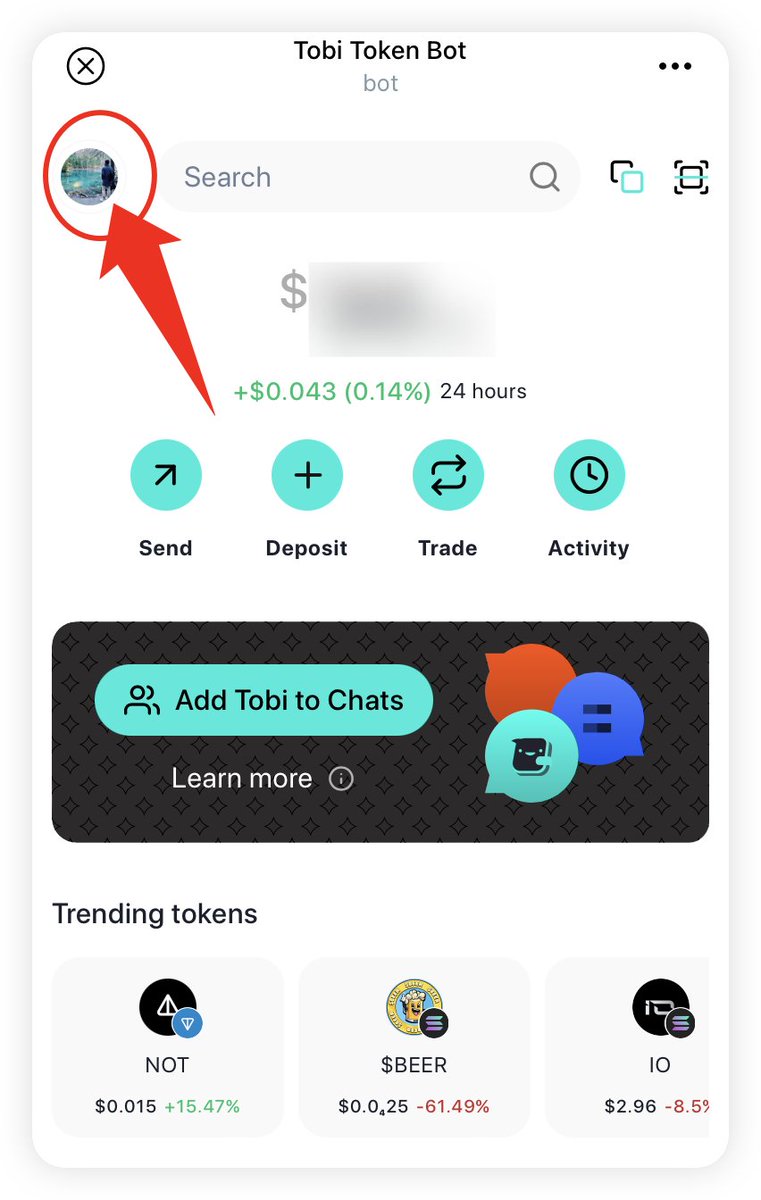 tobi_xu's tweet photo. Referral slot limits are gone! Invite everyone to join Tobi V1 and watch your Tobi Points soar. π #REFprogram #TobiV1 #RoadToLaunch #TobiGuideline
Step 1: Go on your profile https://t.co/6Sde3HsUoR